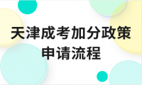 天津成考加分政策申請流程