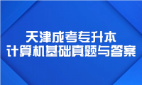 2024年天津成考專升本計算機基礎真題與答案