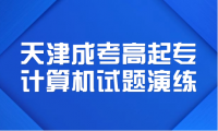 2024年天津成考高起專(zhuān)計(jì)算機(jī)試題演練