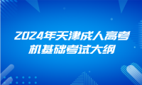 2024年天津成人高考考試計(jì)算機(jī)基礎(chǔ)考試大綱