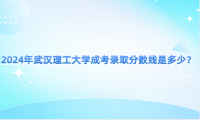 2024年武漢理工大學成考錄取分數(shù)線是多少？