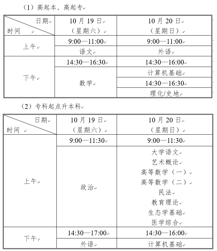 @2024年天津成人高考考生考試注意事項（一） 
