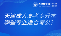 天津成人高考專升本哪些專業(yè)適合考公?