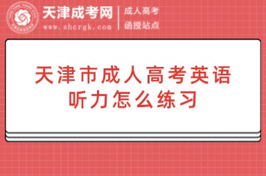 天津市成人高考英語(yǔ)聽(tīng)力怎么練習(xí)