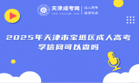 2025年天津市寶坻區(qū)成人高考學(xué)信網(wǎng)可以查嗎