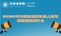 2025年天津市東麗區(qū)成人高考報名流程是什么