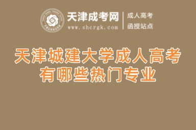 天津城建大學成人高考有哪些熱門專業(yè)