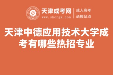 天津中德應(yīng)用技術(shù)大學(xué)成考有哪些熱招專業(yè)