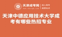 天津中德應(yīng)用技術(shù)大學(xué)成考有哪些熱招專業(yè)