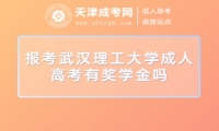 報(bào)考武漢理工大學(xué)成人高考有獎(jiǎng)學(xué)金嗎
