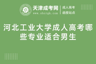 河北工業(yè)大學(xué)成人高考哪些專業(yè)適合男生