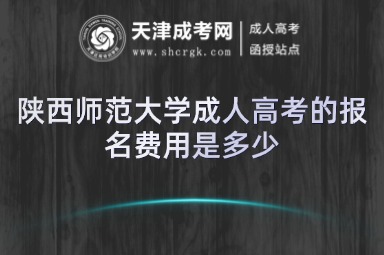 陜西師范大學(xué)成人高考的報(bào)名費(fèi)用是多少
