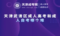 天津武清區(qū)成人高考和成人自考哪個(gè)難