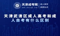 天津武清區(qū)成人高考和成人自考有什么區(qū)別