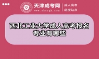 西北工業(yè)大學成人高考報名專業(yè)有哪些
