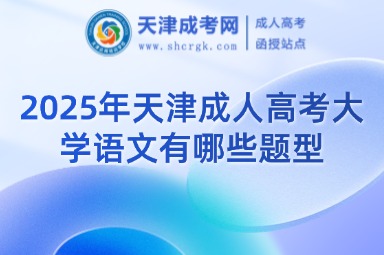 2025年天津成人高考大學(xué)語文有哪些題型