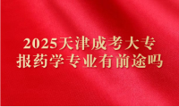 2025天津成考大專報藥學專業(yè)有前途嗎