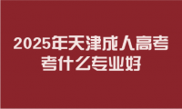 2025年天津成人高考考什么專業(yè)好